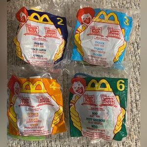 Vtg. MCDONALD’S Winnie the Pooh Clip-On Plush Lot of 4 (1999)